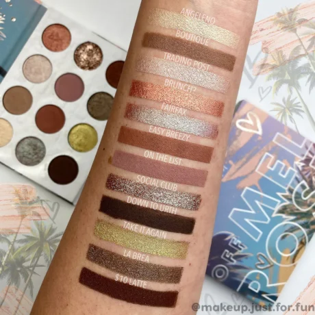 Colourpop Off Melrose šešėlių paletė