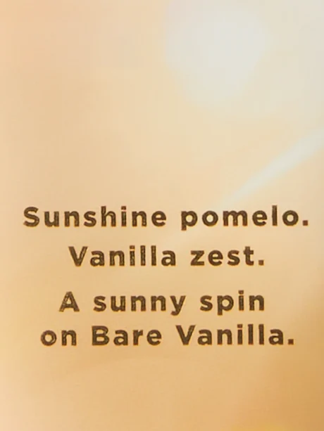 Victoria's Secret Bare Vanilla Sol kūno kremas